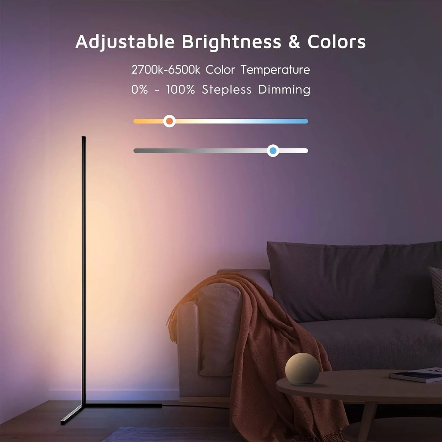 LumiGlow™ Corner Lamp – Elevate Your Space with Endless Color