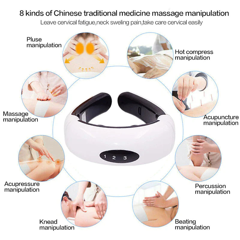 PulseRelief™ Neck Massager – Smart Therapy for Everyday Neck Pain