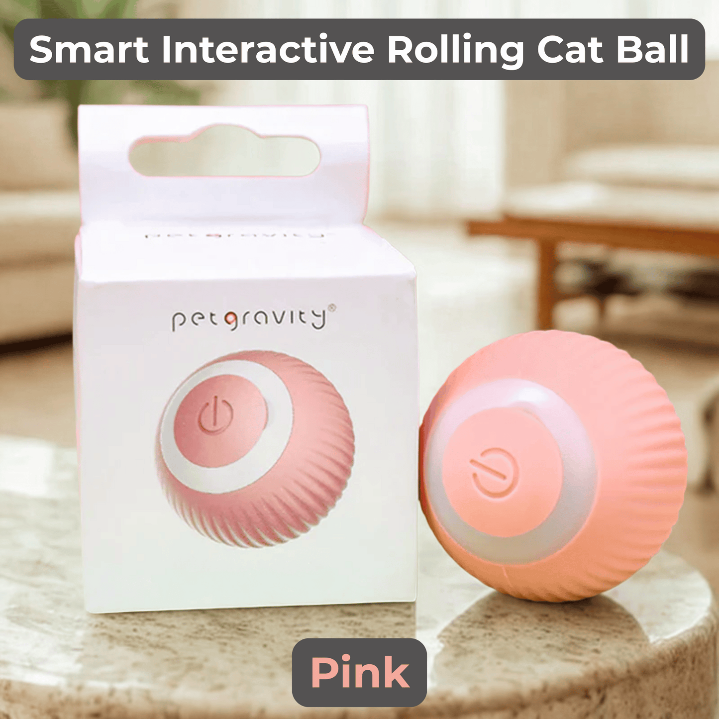 Smart Interactive Rolling Cat Ball - Automatic Electric Toy